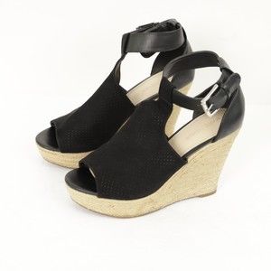 Marc Fisher Nelly Suede Espadrille Wedges size 8